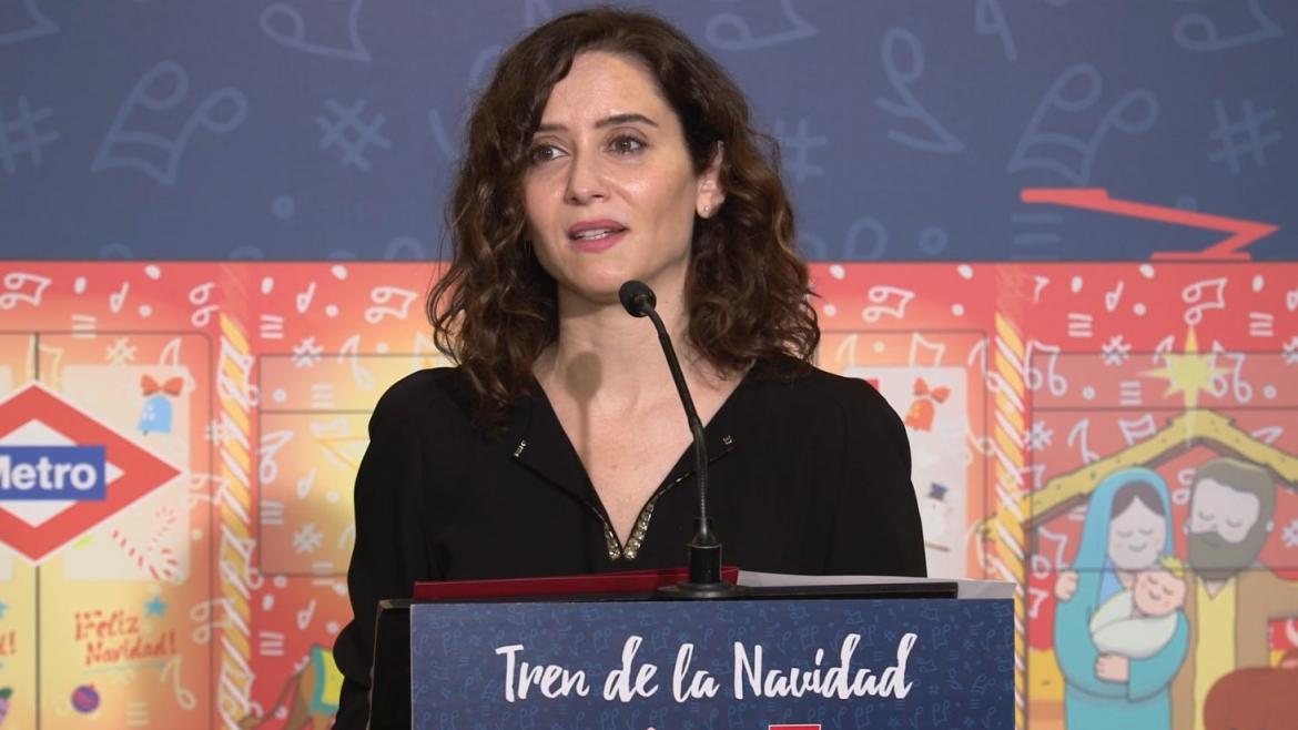 Díaz Ayuso invita a conocer el Tren de la Navidad de Metro de Madrid tras transportar a medio millón de viajeros en tres semanas