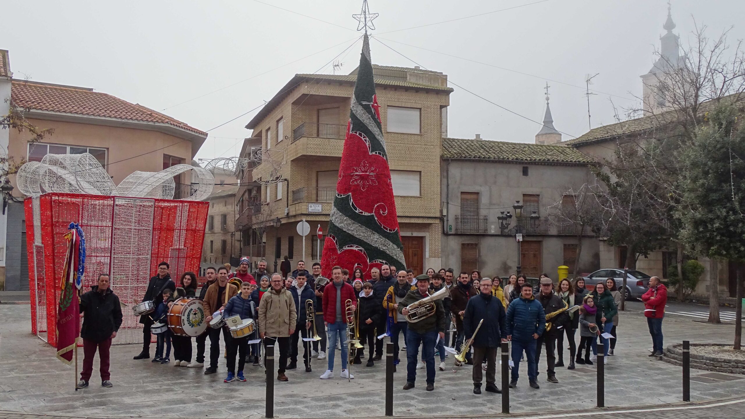 La Banda Sinfónica Municipal alegra el día de Nochebuena con su música