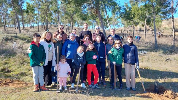 Ayuntamiento de Toledo Visita a la nueva reforestación popular en Fuente del Moro