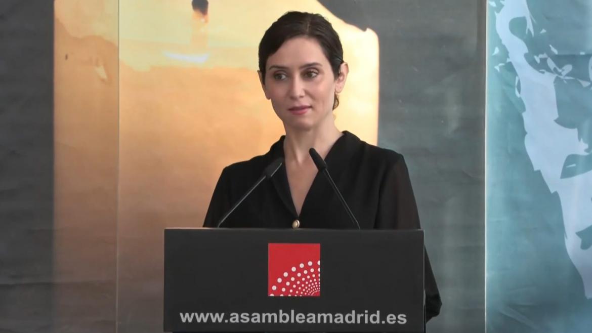 Díaz Ayuso pide al Congreso de los Diputados que apruebe los cambios legislativos que eviten subvenciones a grupos que fomenten el odio contra los judíos