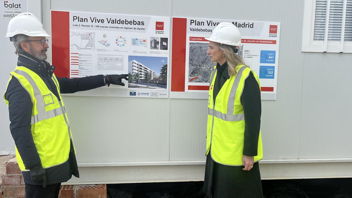 La Comunidad de Madrid construye cerca de 800 viviendas para su alquiler asequible en la capital