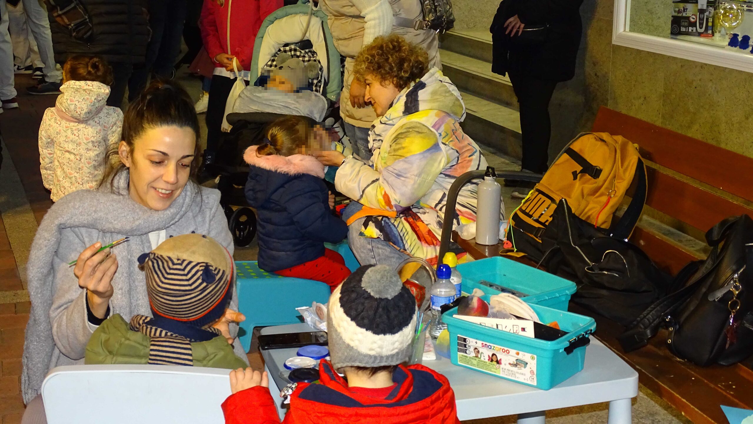 Los niños y niñas también disfrutan de las fiestas navideñas con diversas actividades