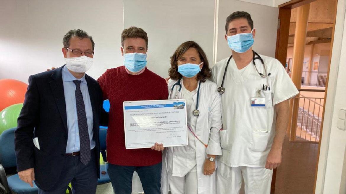 Premio "Centro San Juan de la Cruz" al cardiólogo Marcos García, del Hospital Puerta de Hierro-Majadahonda