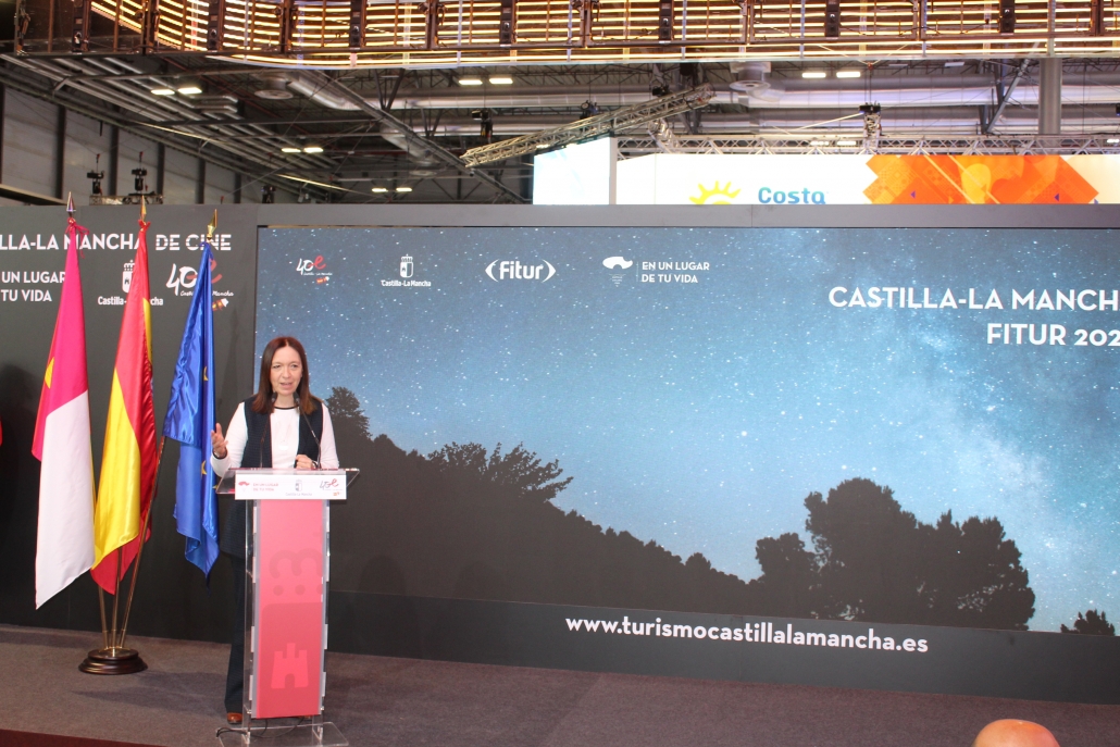Rosa Melchor presentó en FITUR  la oferta turística de Alcázar de San Juan que en  2022 recibió 40.000 visitantes