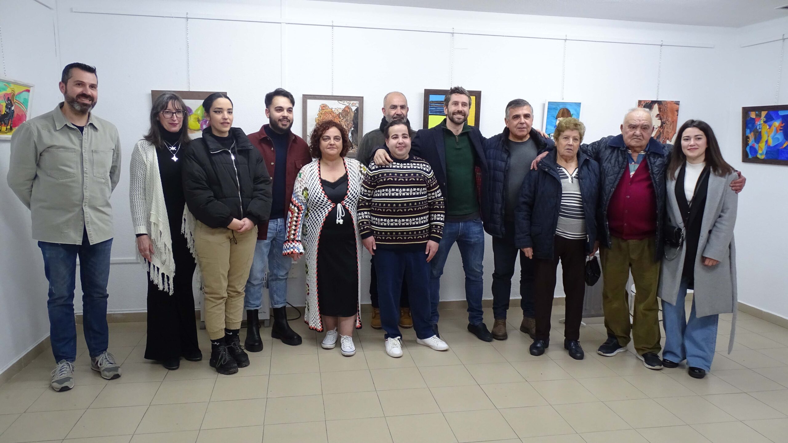 Sergio Adán Vela expone sus obras pictóricas en el Centro Cívico “Príncipe de Asturias”