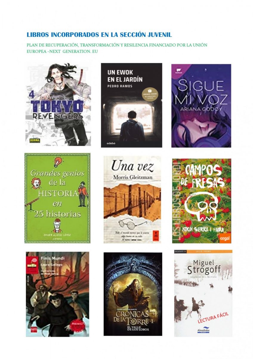 Ayuntamiento de Toledo Incorporaciones Libros Juveniles