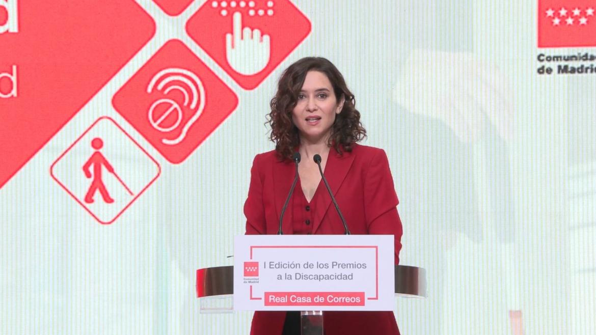 Díaz Ayuso anuncia la creación de 1.600 nuevas plazas de atención especializada y gratuita para personas con discapacidad en 2023