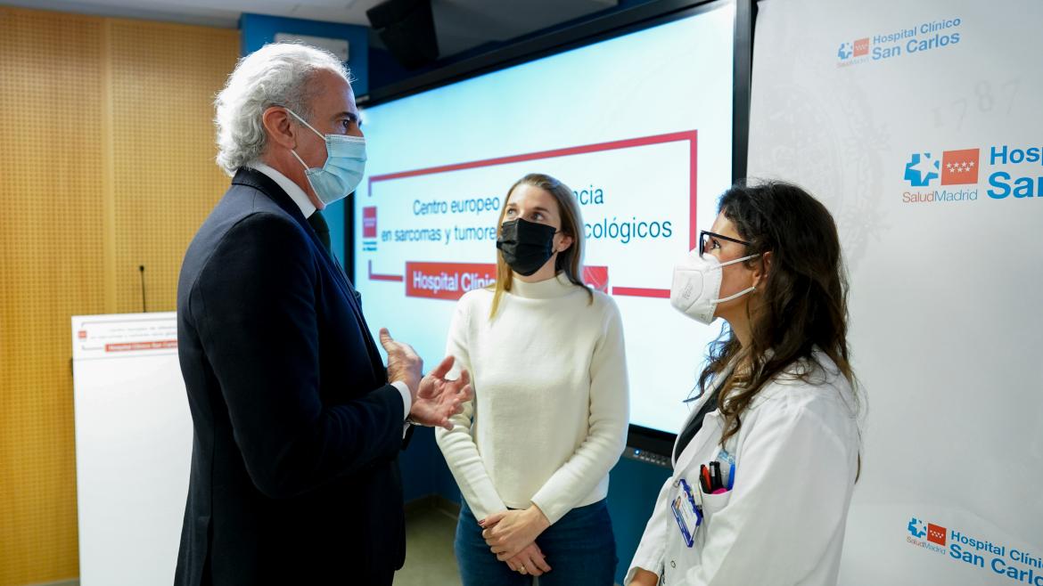El Hospital Clínico San Carlos de la Comunidad de Madrid, único centro español de referencia en Europa en sarcomas y tumores raros ginecológicos