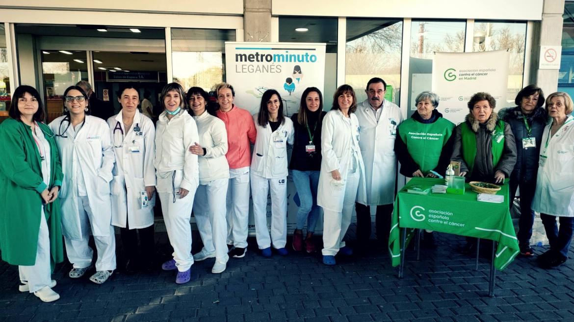 El Hospital Severo Ochoa acoge un taller sobre sexualidad para pacientes oncológicos y una marcha a pie por el Día contra el Cáncer