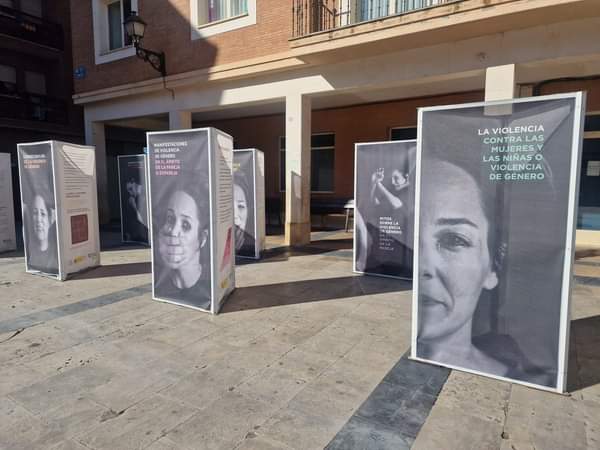 Exposición itinerante con motivo de los actos de sensibilización de la violencia de género