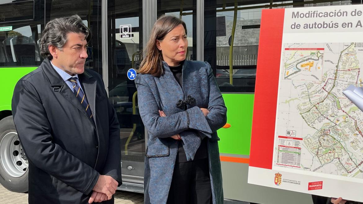 La Comunidad de Madrid mejora la línea urbana de autobús de Arroyomolinos y la convierte en una circular con doble sentido