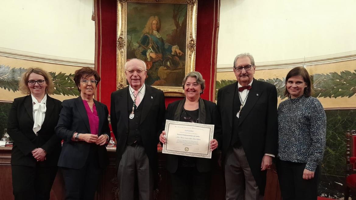 La Real Academia Nacional de Medicina otorga a Luisa López Díaz-Ufano la distinción como mejor médico de Familia de España