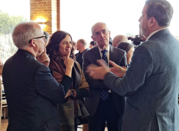 La portavoz del equipo de Gobierno y concejala de Transición Ecológica, Noelia de la Cruz, asiste al acto informativo de la Cátedra del Tajo - Ayuntamiento de Toledo