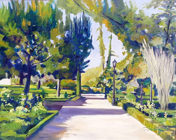 La primavera se estrena en Quintanar con una nueva exposición de Tomás Verdugo sobre el Parque de Colón