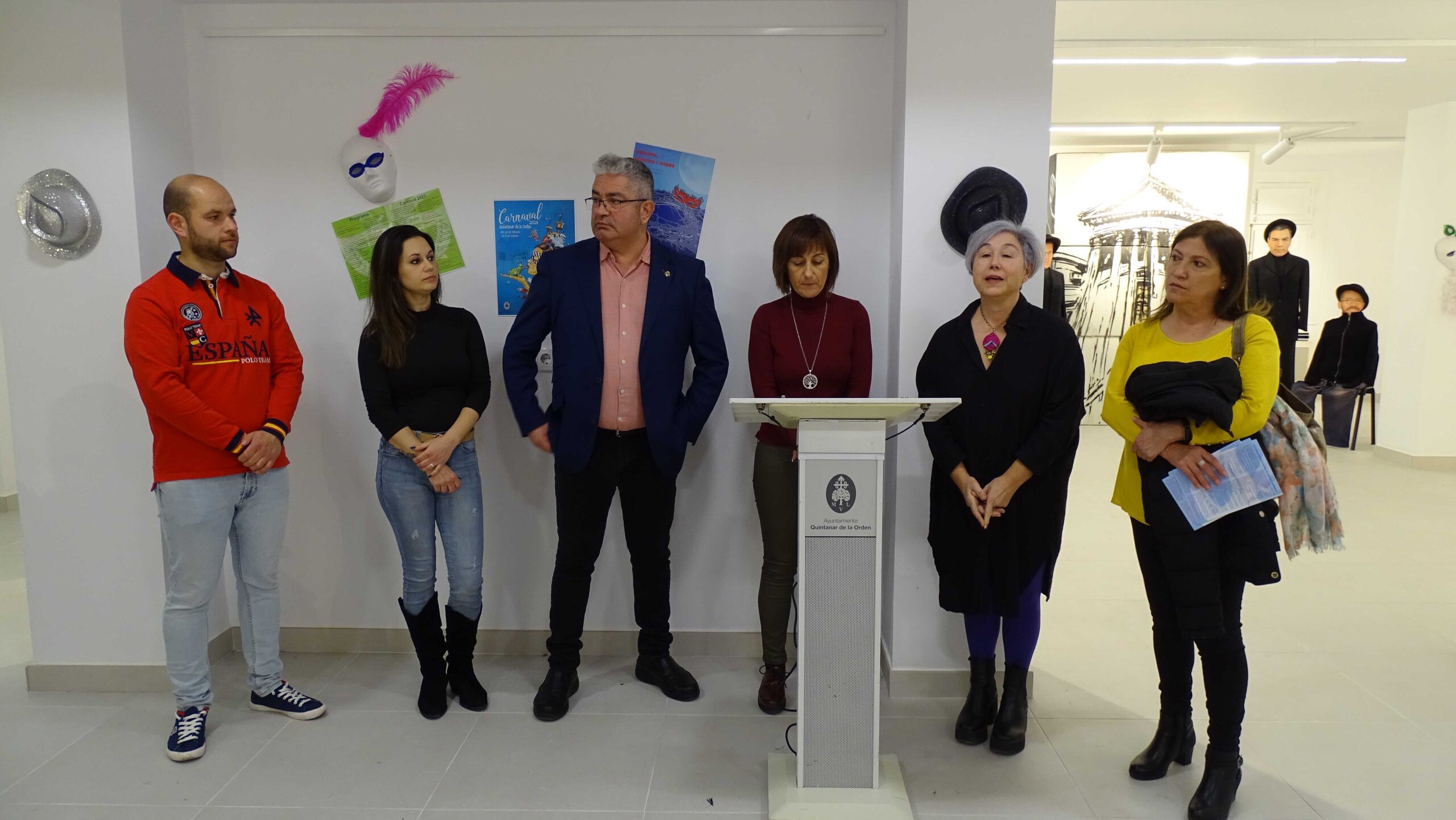 Quintanar da el pistoletazo de salida a su Carnaval con la inauguración de la Exposición “Carnaval, comedia y drama” 