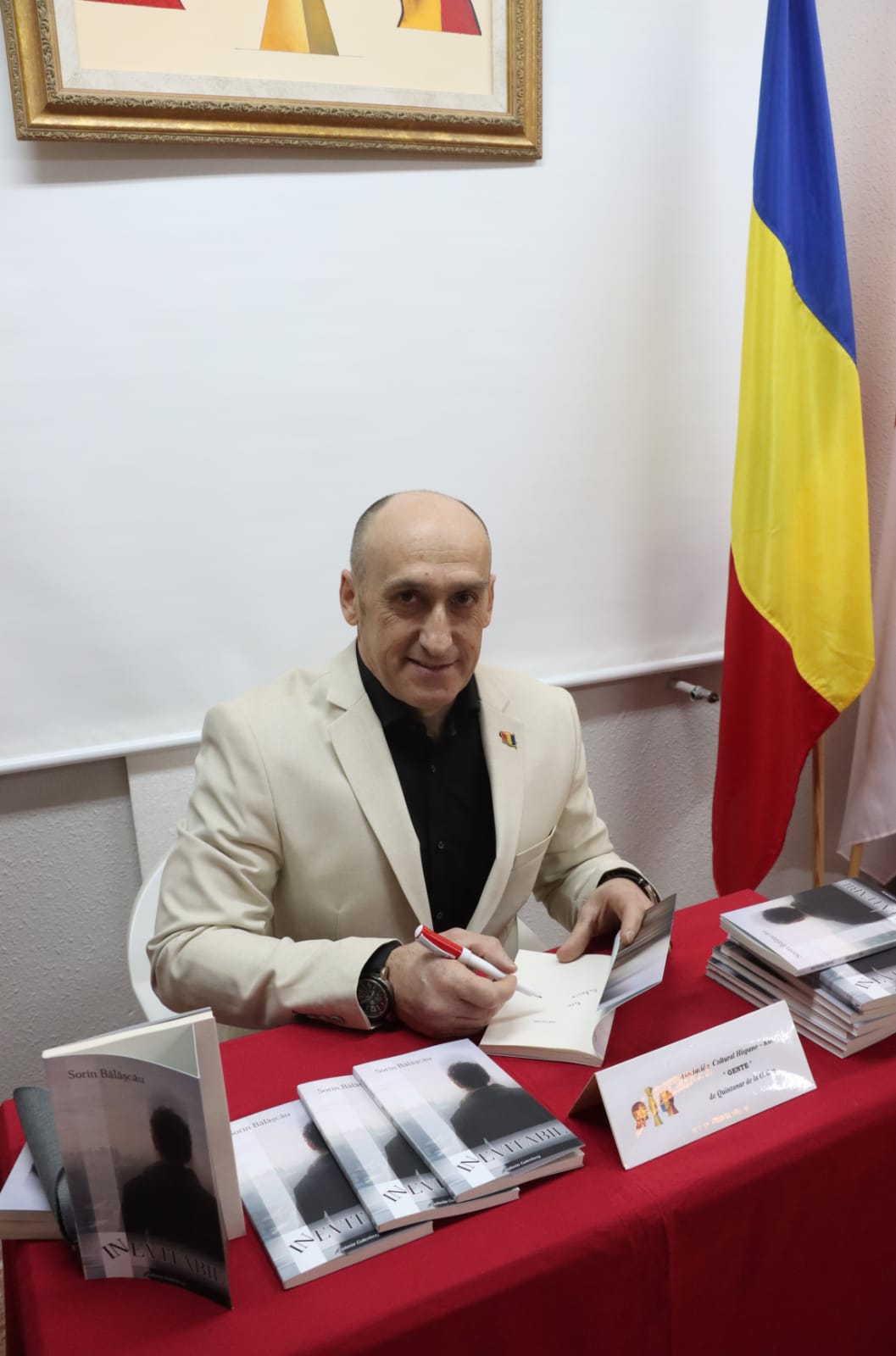 Sorin Balascau presenta su nuevo libro "Inevitable”