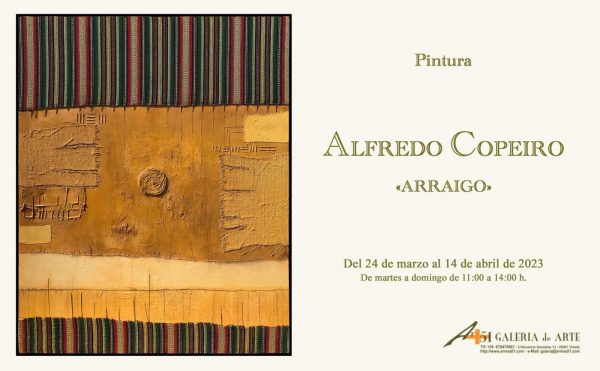 Ayuntamiento de Toledo El Gobierno municipal apoya a Alfredo Copeiro en la inauguración de su muestra de pintura denominada ‘Arraigo’