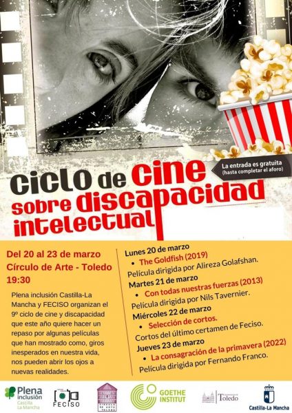 Ayuntamiento de Toledo Se inicia el Ciclo de Cine con Discapacidad Intelectual con el apoyo del Ayuntamiento
