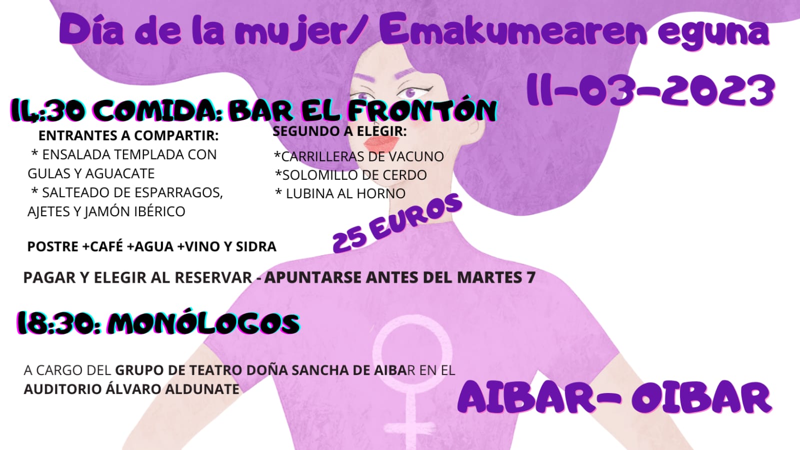 Día de la mujer - Emakumearen Eguna 2023