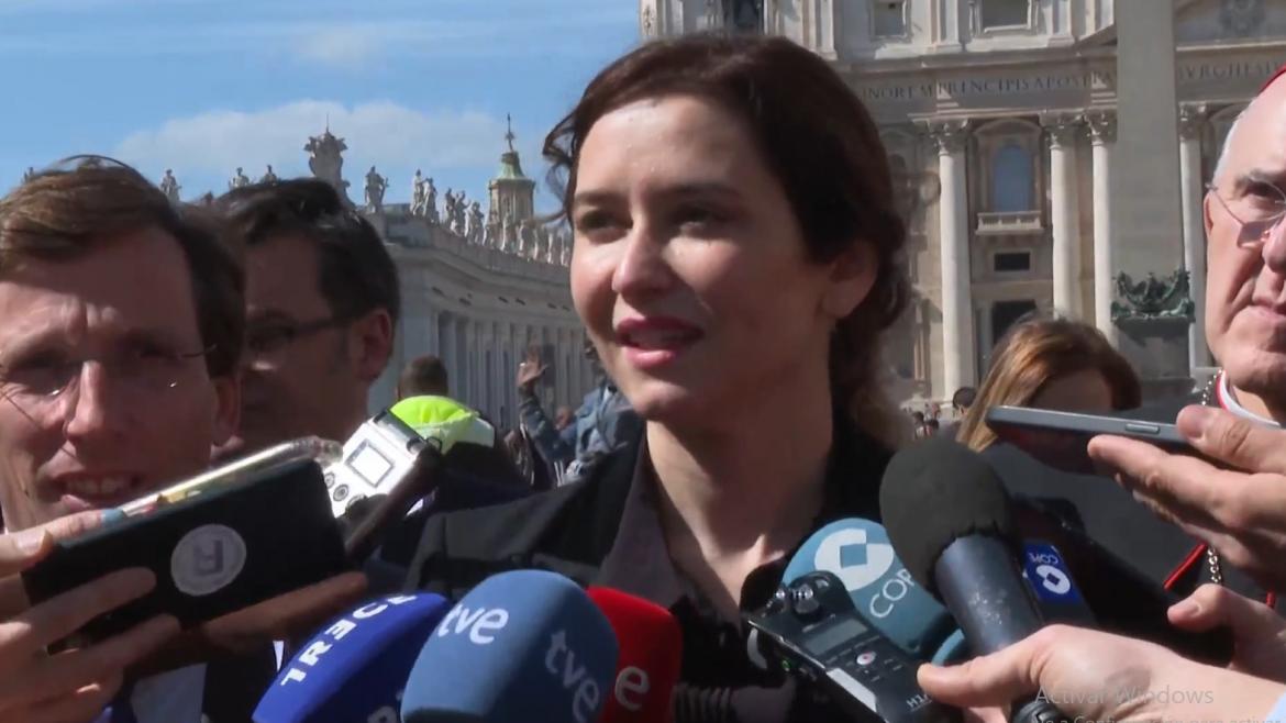 Díaz Ayuso, recibida por el Papa Francisco: “Nos ha pedido unidad y que pensemos en el pueblo por delante de las ideologías, algo con lo que coincido”