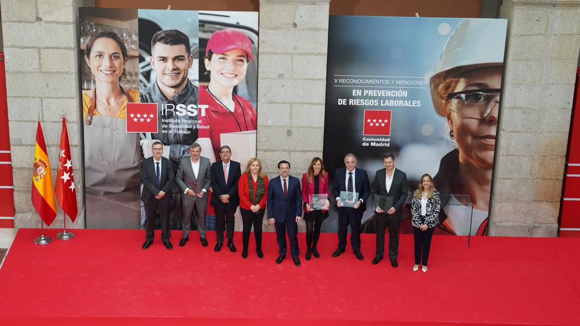 El IRSST celebra con éxito su V edición de los Reconocimientos y Menciones en Prevención de Riesgos Laborales