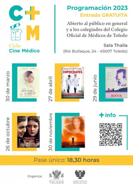El jueves 30 de marzo se inician las proyecciones del Ciclo de Cine Médico en la Sala Thalía con la película ‘La doctora de Brest’ - Ayuntamiento de Toledo