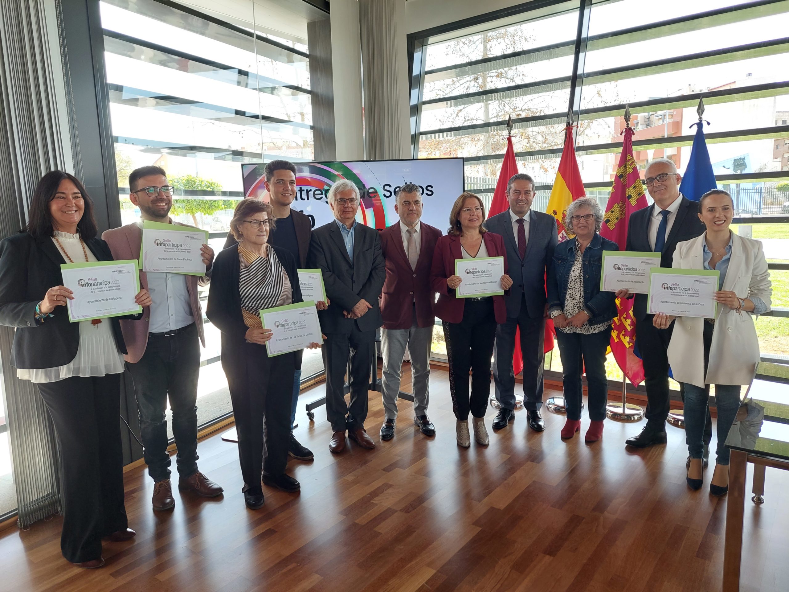 Infoparticipa reconoce la transparencia del Ayuntamiento de Alcantarilla con una puntuación del cien por cien