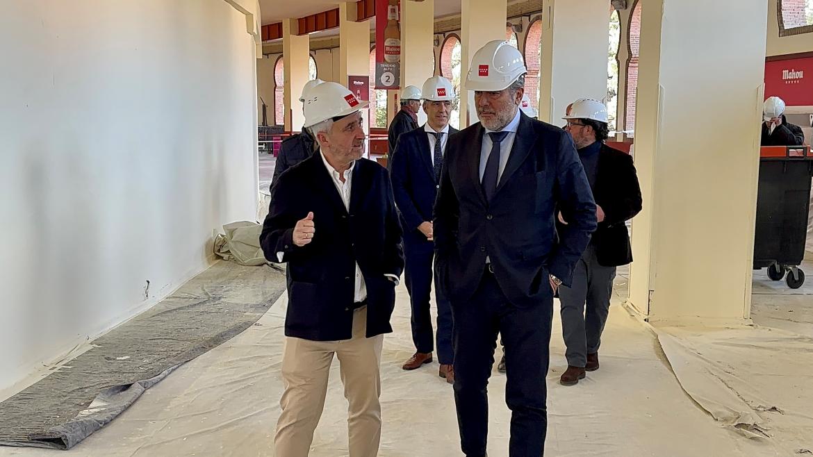 La Comunidad de Madrid avanza en las obras de mejora de la Plaza de Toros de Las Ventas