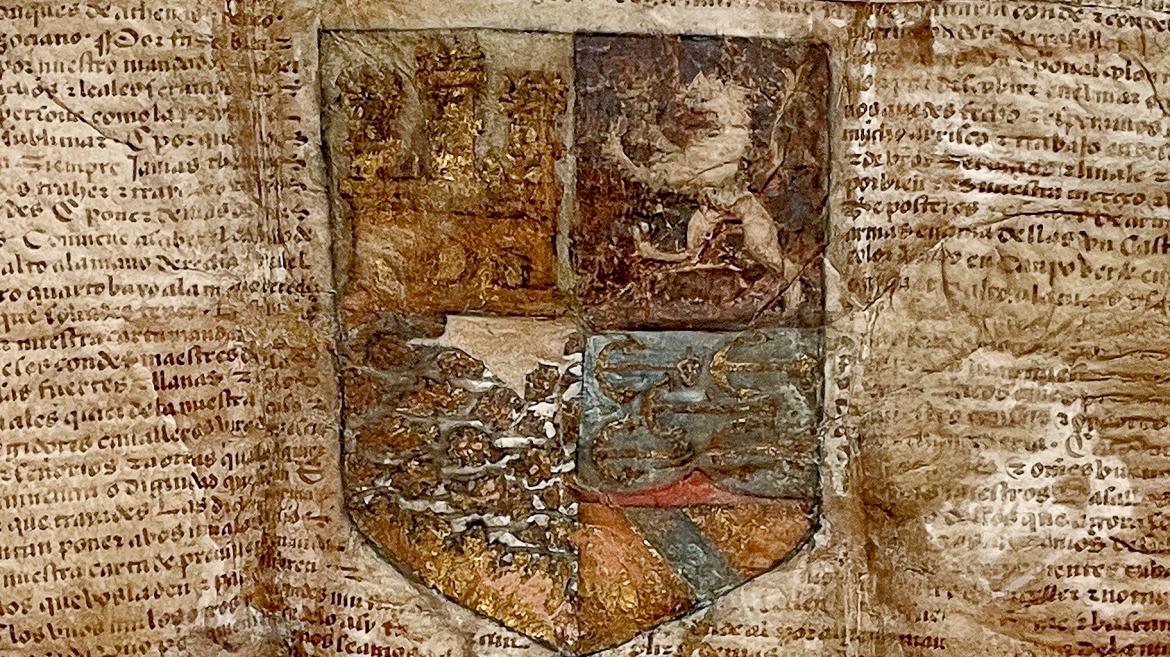 La Comunidad de Madrid declara BIC al primer escudo de armas de Cristóbal Colón concedido por los Reyes Católicos