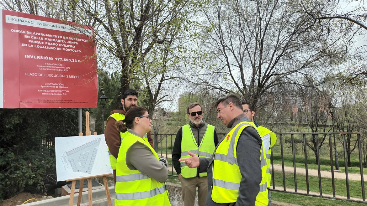 La Comunidad de Madrid ejecuta cuatro obras públicas en Móstoles con cerca de 2 millones del PIR