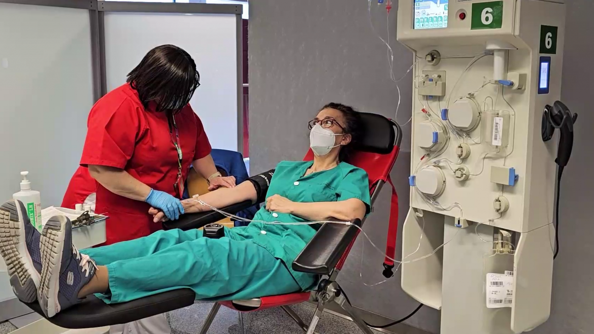 La campaña de donación “Tour plasma” llega al Hospital 12 de Octubre