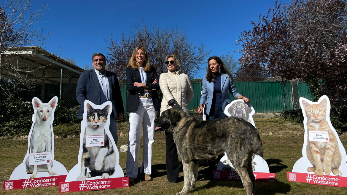 La soprano Ainhoa Arteta se suma a la campaña Conóceme y Adóptame de la Comunidad de Madrid para el acogimiento de animales