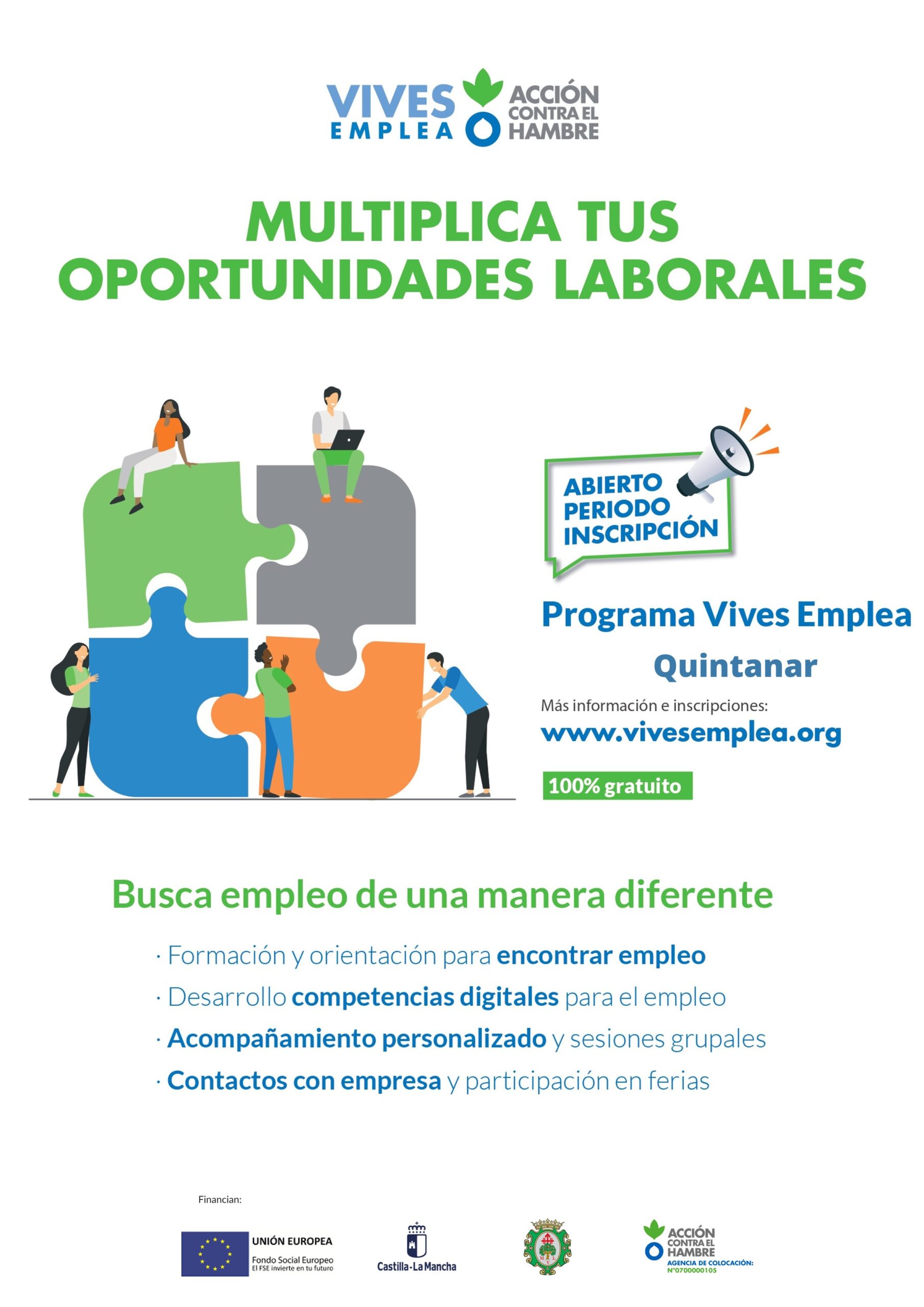 Llega una nueva edición de Vives Emplea en Quintanar de la Orden
