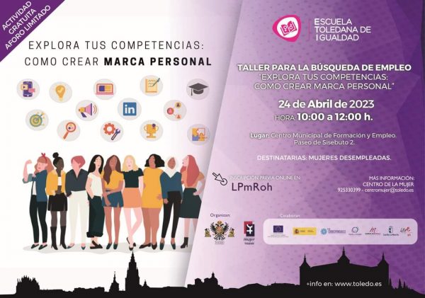 Ayuntamiento de Toledo El Ayuntamiento ofrece un taller centrado en la búsqueda de empleo dirigido a mujeres “para explorar sus competencias”