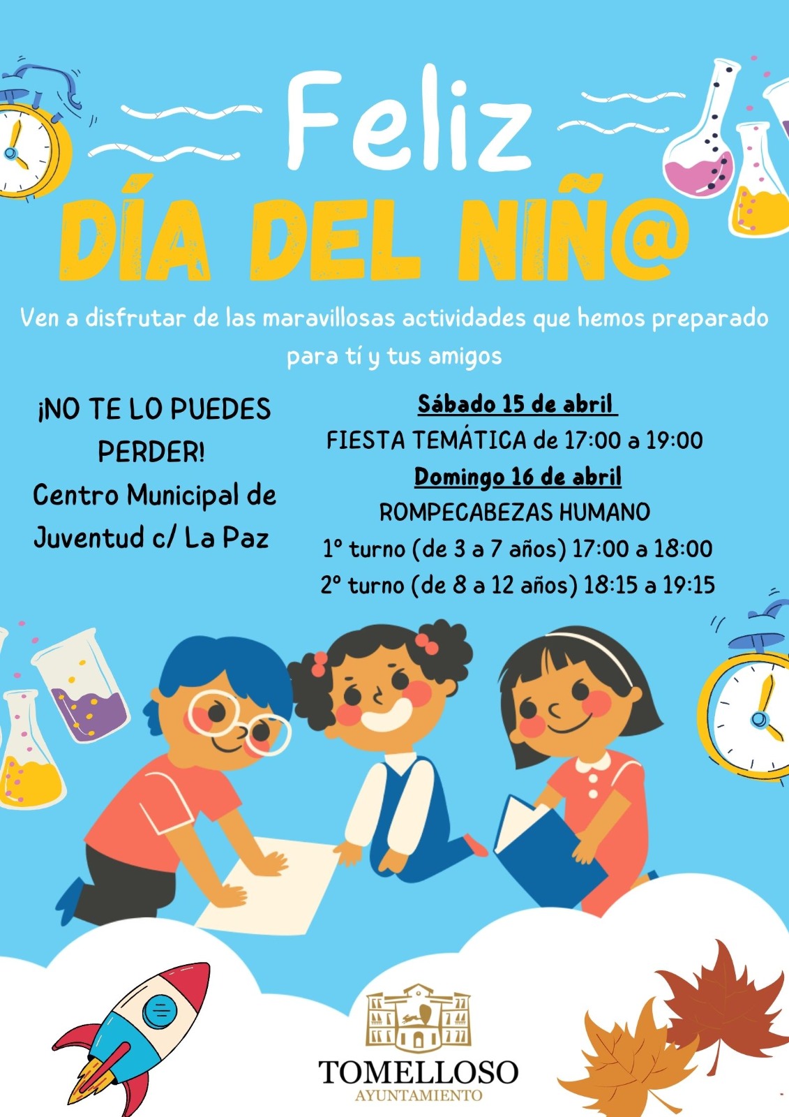 El Día del Niño se celebrará con dos actividades el fin de semana