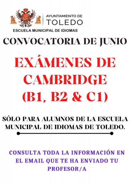 Exámenes de Cambrige 2023