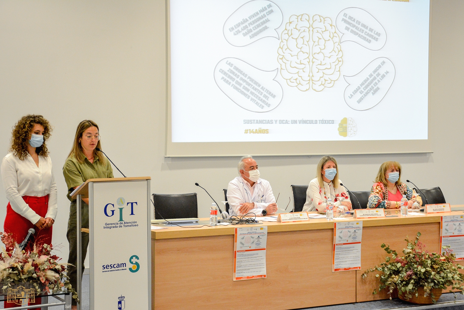 Inmaculada Jiménez felicita a CERES y al Hospital por la organización de una jornada formativa sobre el daño cerebral