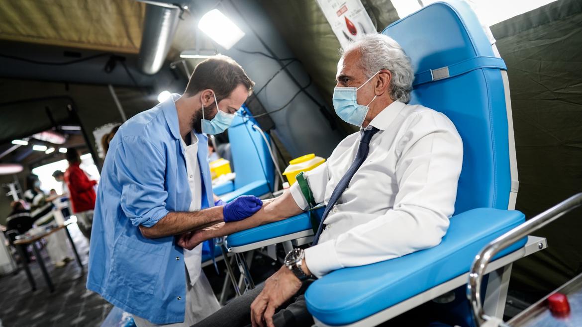 La Comunidad de Madrid, en el XVI Maratón de Donación de Sangre del Hospital público La Paz
