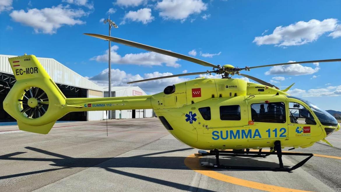 La Comunidad de Madrid invierte 21 millones en los dos helicópteros medicalizados para los servicios públicos de emergencia