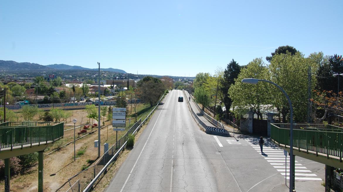 La Comunidad de Madrid rehabilitará la avenida Reina Victoria de Alpedrete a su paso por la zona de la estación Los Negrales
