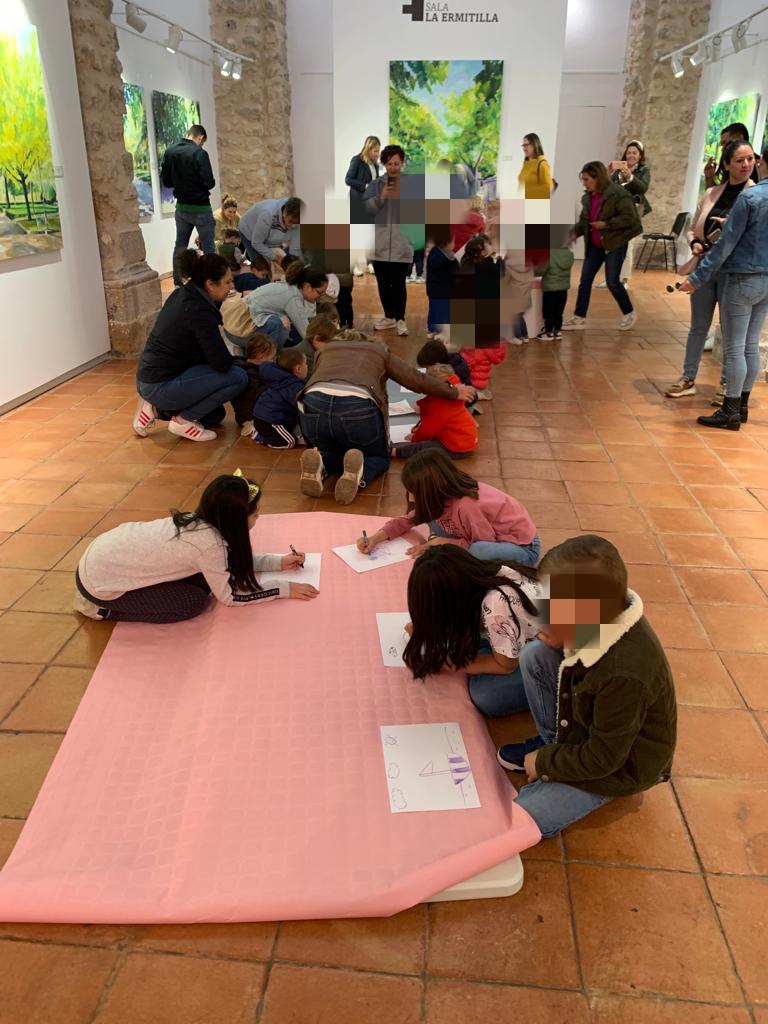 La Escuela Infantil Pim Pon de Quintanar visita la exposición Colón. Un parque para vivirlo