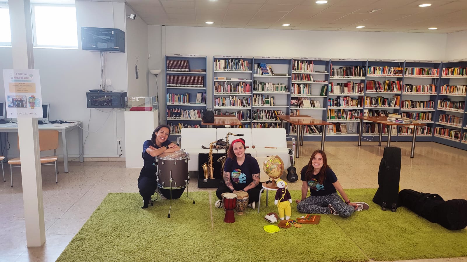 Los niños de 5º de primaria dieron ayer “La vuelta al mundo con Solfi”