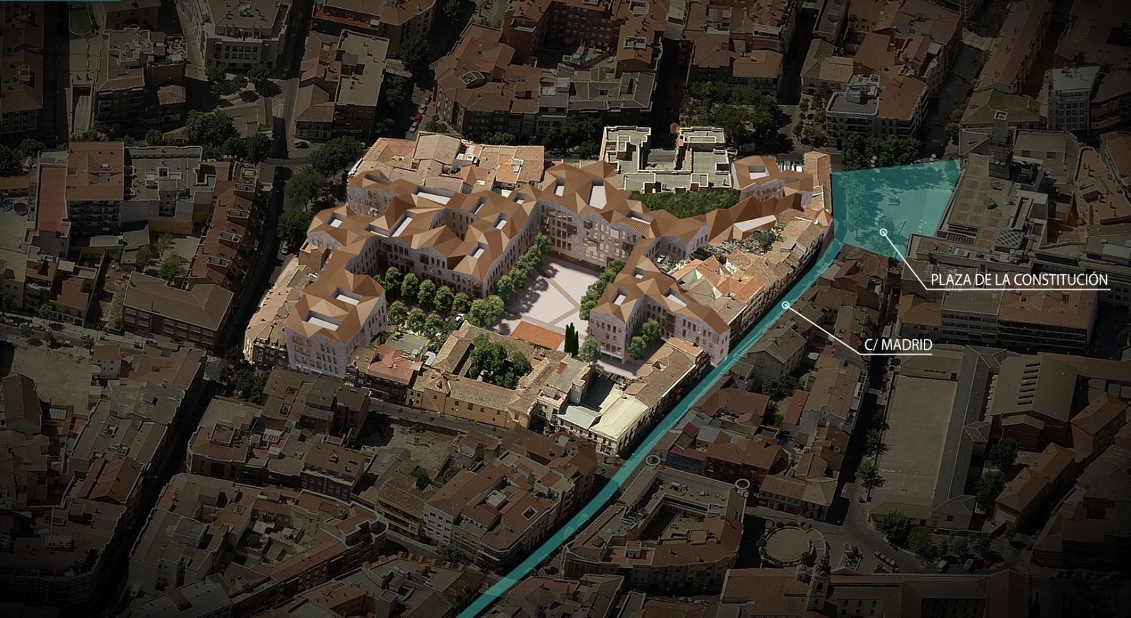 El Pleno de Getafe aprueba el Plan Especial del Hospitalillo que dará paso al proyecto de la plaza porticada