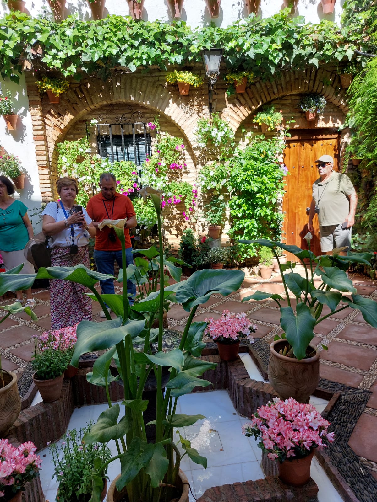 Los vecinos de Quintanar viajan a Córdoba para visitar sus patios y la ciudad