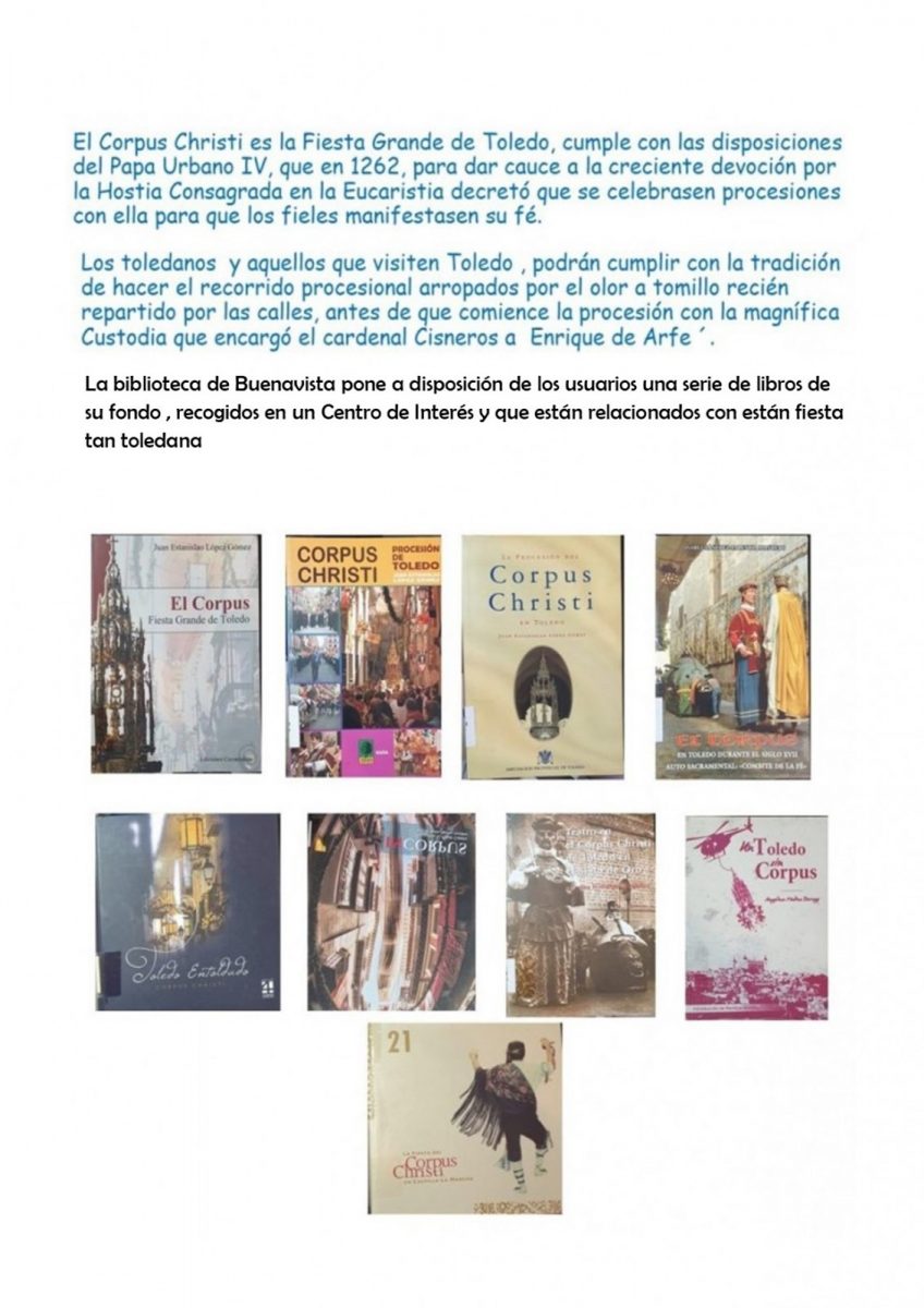 Ayuntamiento de Toledo El Corpus en los libros