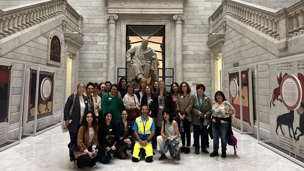 El Club de Lectura de SUMMA 112 despide el curso con una visita a la Biblioteca Nacional
