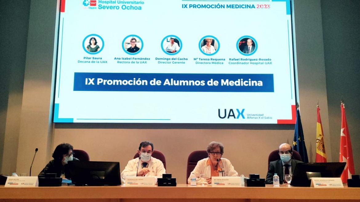 El Hospital Severo Ochoa celebra la graduación de 67 alumnos de Medicina de la Universidad Alfonso X el Sabio