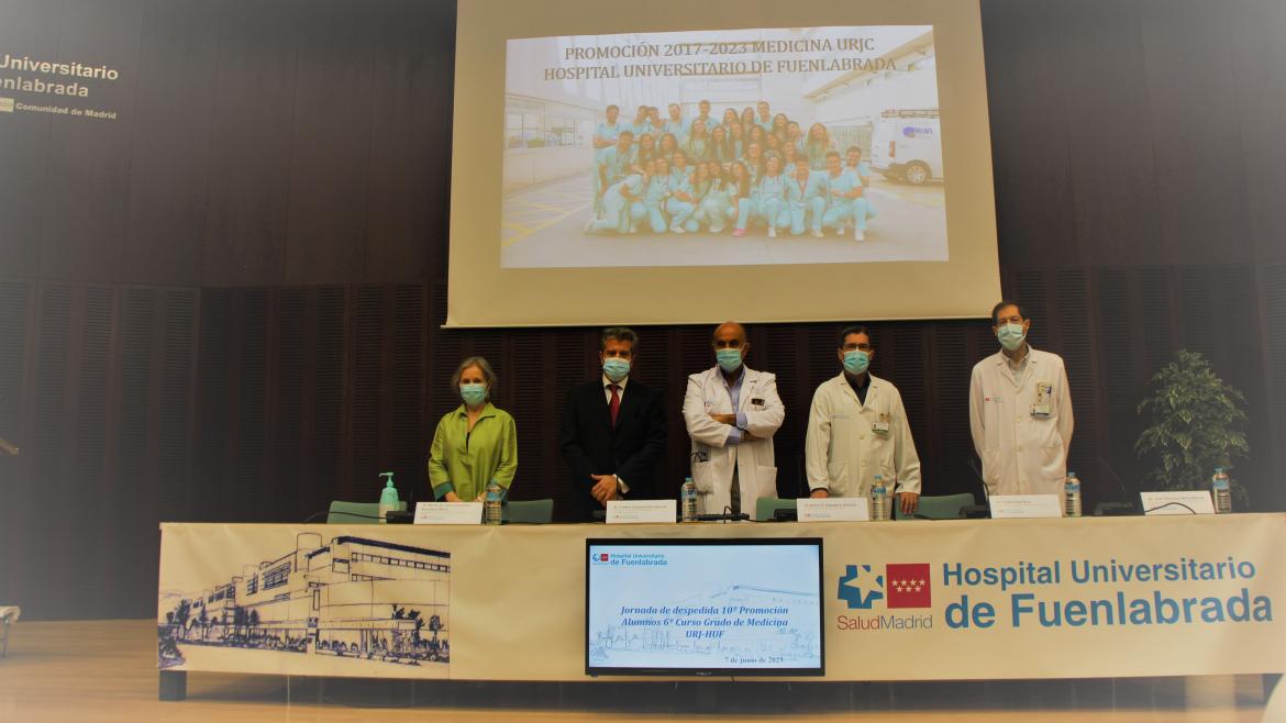 El Hospital Universitario de Fuenlabrada dedica una jornada a los alumnos de Medicina de la Universidad Rey Juan Carlos