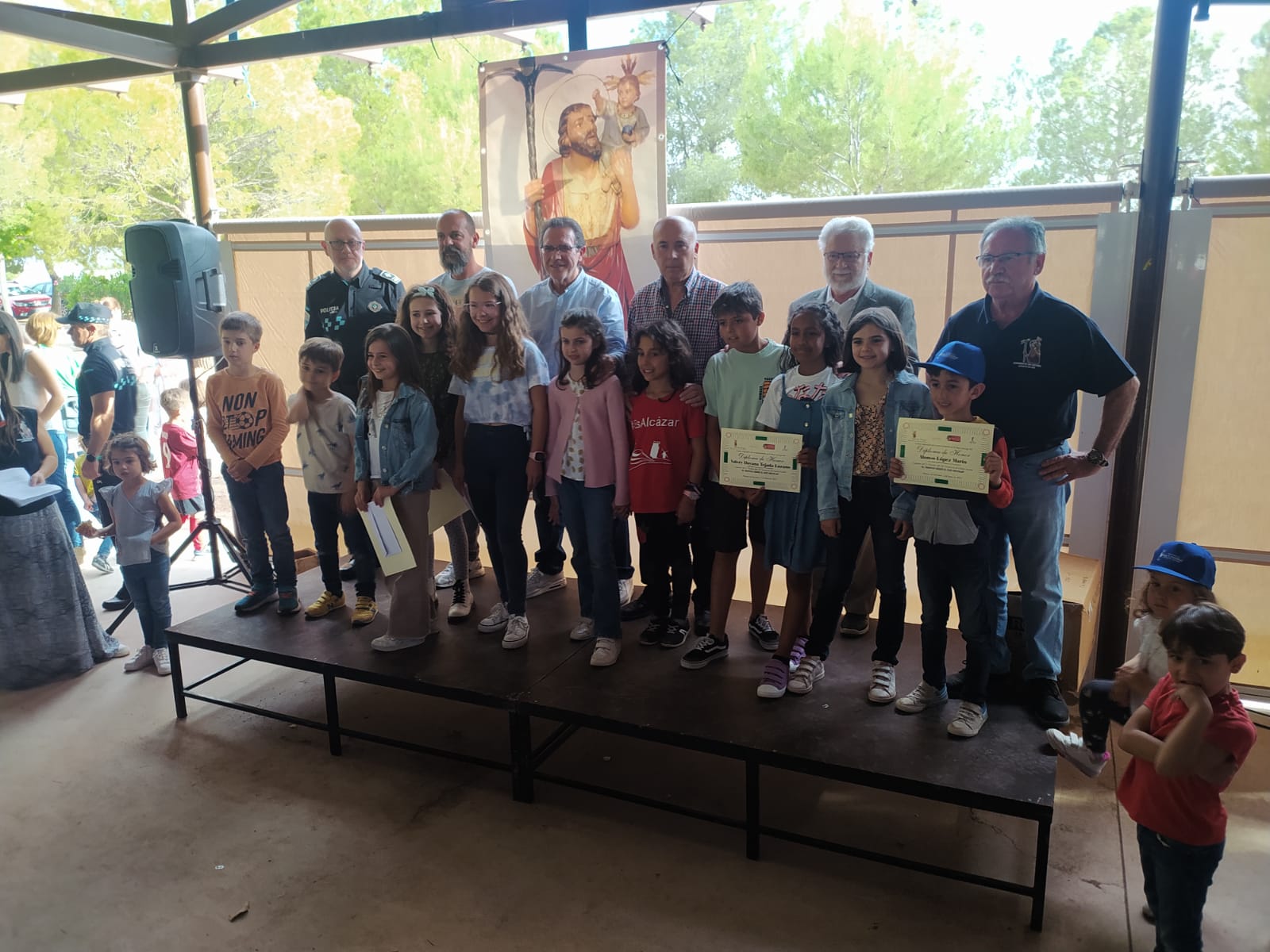 La Hermandad de San Cristóbal celebra la décima edición del Concurso de Cuentos Escolares ‘El tráfico desde el ojo escolar’