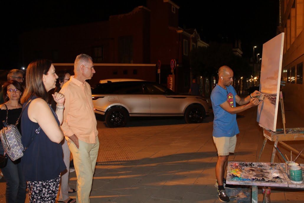 El Certamen de Pintura Rápida Nocturna «Ángel Lizcano Monedero» sigue creciendo en su XXIII edición